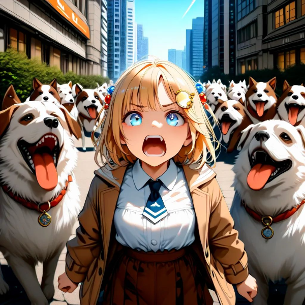 片眼鏡の髪飾り