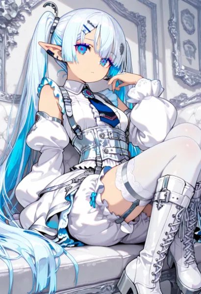 髪の流れが空間を越えて、光彩の輪郭に微笑みを残す