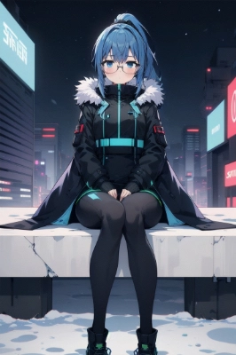 メガネ女子