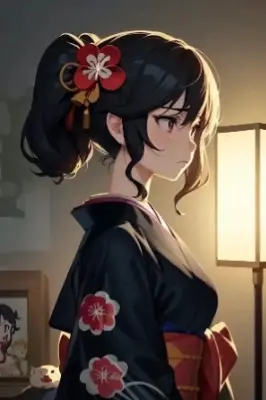 和服美人の横顔