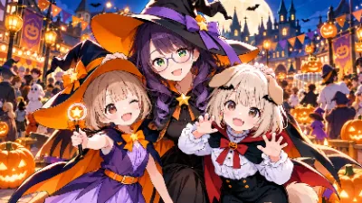 ハロウィンイベントの一コマ