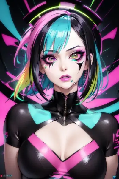 ネオンカラーな少女