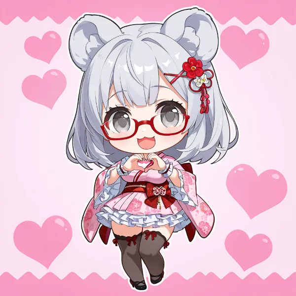 すたんぷ用にいじってみたくまみみちゃん