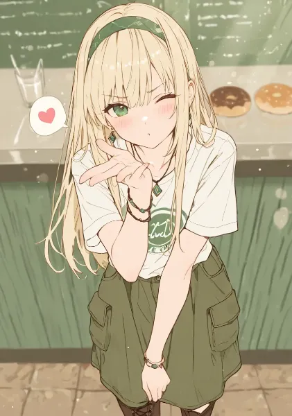 ドーナツのキッス