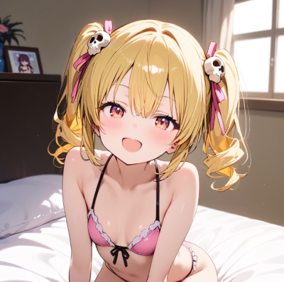 ドクロのヘアアクセ2☠️
