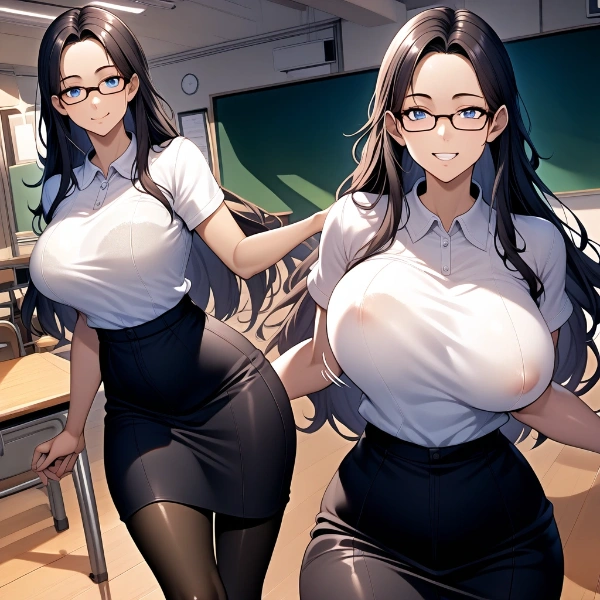 静香先生が歩くのを見るだけで、屹立して起立できなくなってしまう身体の自分でつらい❤