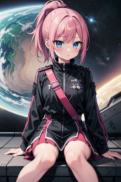 宇宙船からの景色