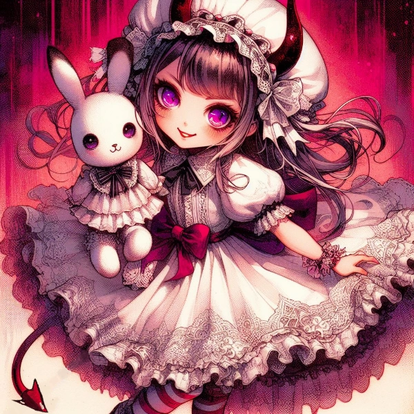 白ゴス小悪魔ちゃん