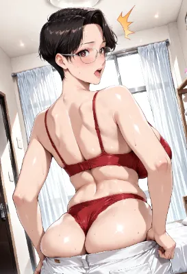 着替え中ドア開けられちゃった