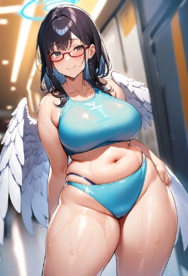 ぽっちゃりビキニ天使さん