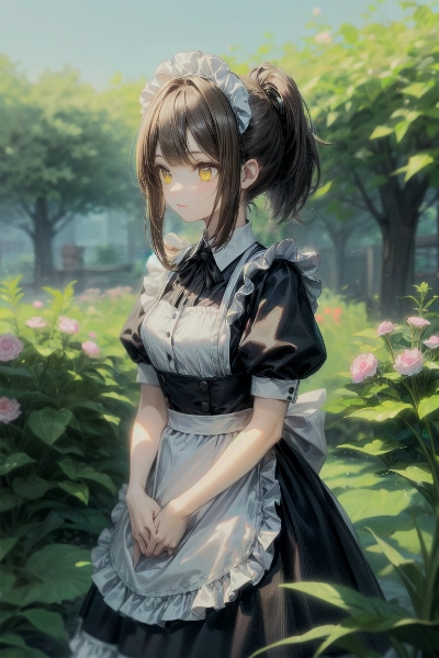 メイドは庭園へ