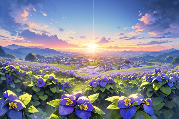 ナツスミレのある風景？