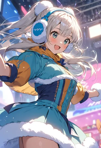 雪の街で響くメロディー