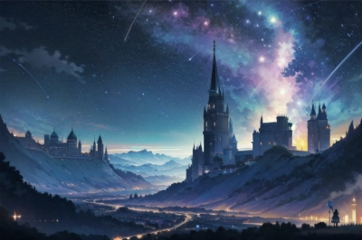 異世界の夜景