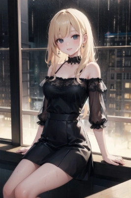 雨を避けて 3