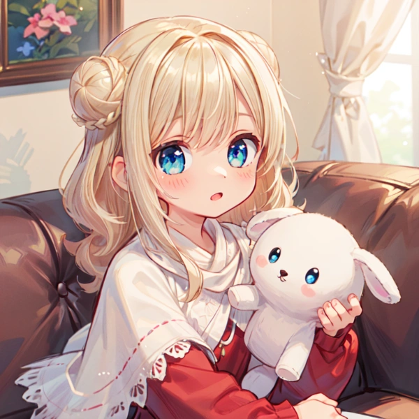 ぬいぐるみと女の子