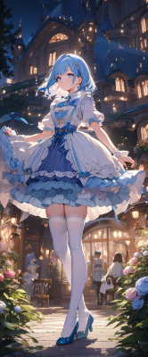 夜のお庭