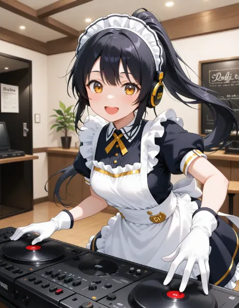 メイドカフェのDJ