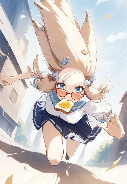 【寝ぐせ】遅刻