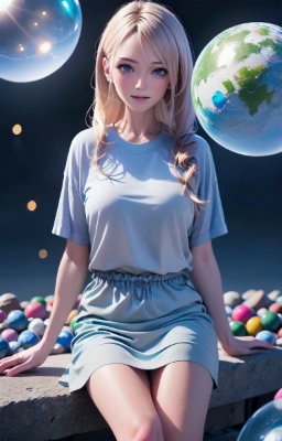 156-お題-ビー玉-
