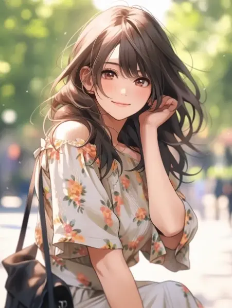 はいチーズ！（Say, cheese !）