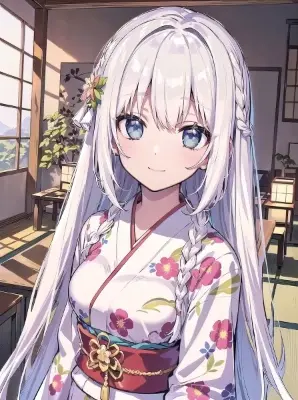 #225 白髪少女