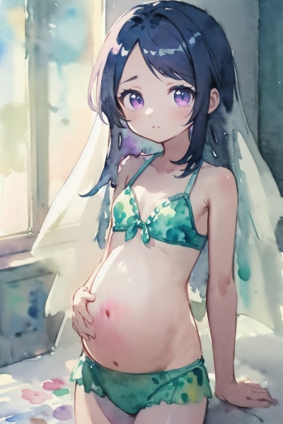 少女妊婦さん