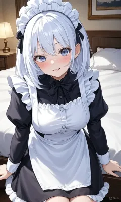 夜と深夜で変わるメイド