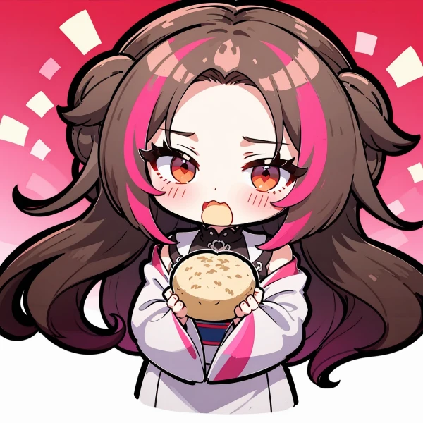 「パンをかじる」