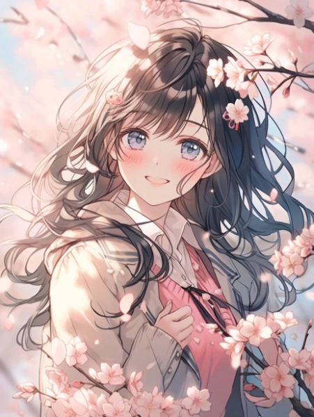 No.964 お花見と女の子