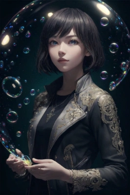 手から出るシャボン