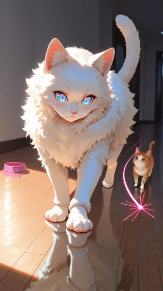 レーザーポインタ猫じゃらし