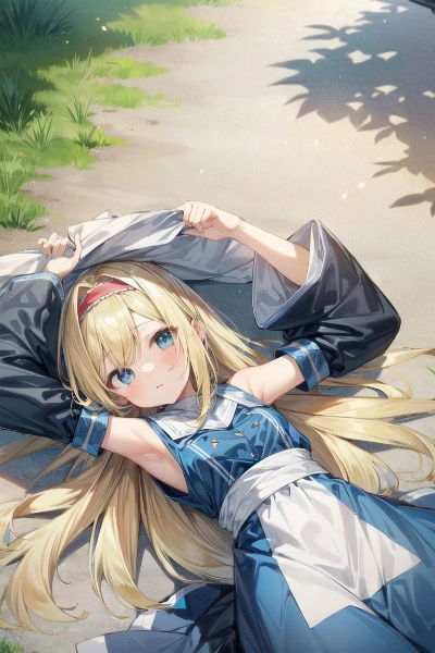 寝そべりアリス