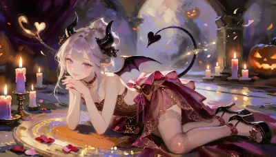 ゴシック淫魔のハロウィン
