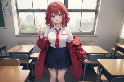 赤毛の女の子