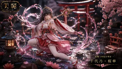 桜華の巫女が舞う神域の幻想