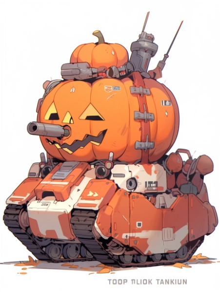 へんてこ戦車　ハロウィン