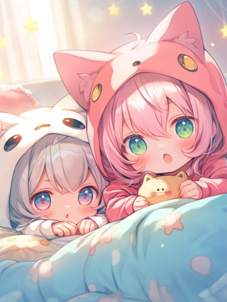 猫パジャマツインズ１