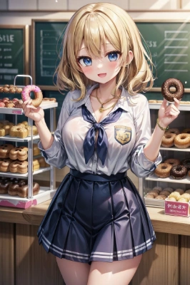 ここのドーナツ食べたかったんだー