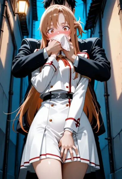 寝かせれば、よくね？  アスナ制服編