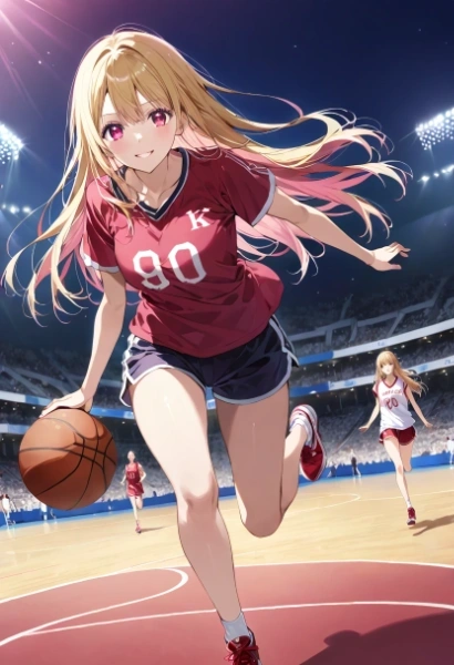 バスケ女子_星野ルビーテイスト