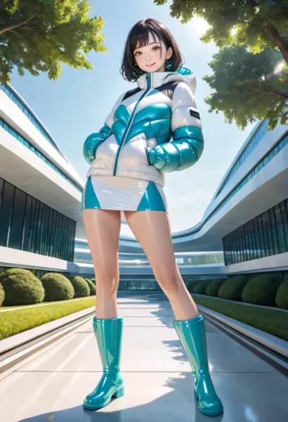 爽やか未来風スポーティコーデ