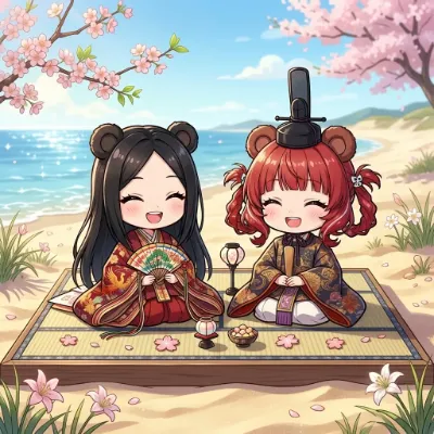 🎧🧸「ひな人形コスプレ」の巻き🎎🌸🏝