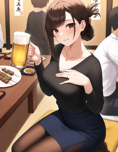 同窓会に行ったら隣の席が元カノだった