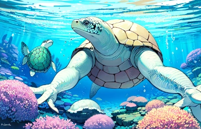 ウミガメ