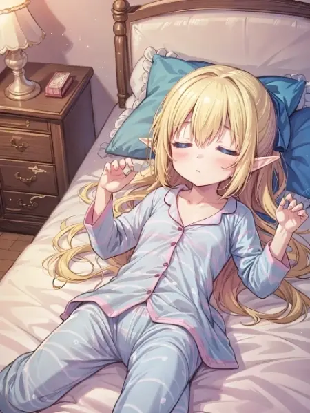 すやすやエルフ