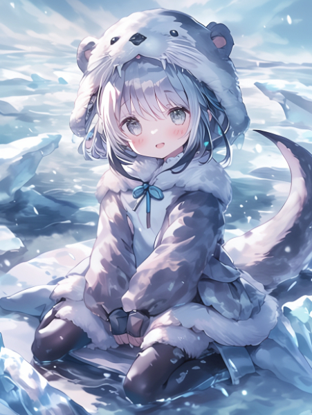 No.1505 流氷のラッコガール