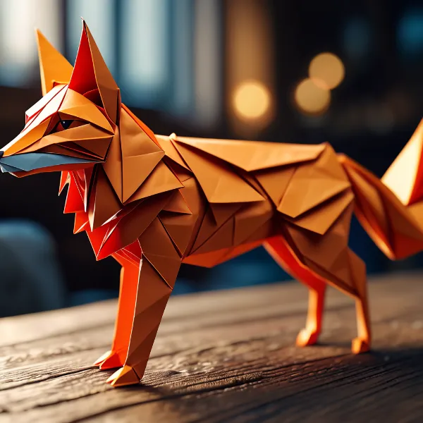 折り紙の狐