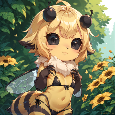 ウンダバー＿の　なんか虫みたいな女の子のやつ