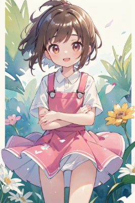 「風強いね。」